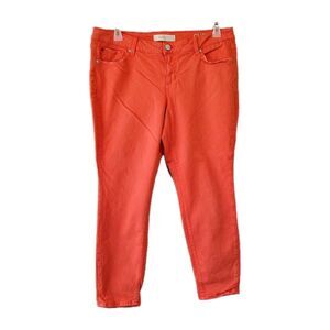 Slink Jeans Womens Size 16 Orange Straight Leg